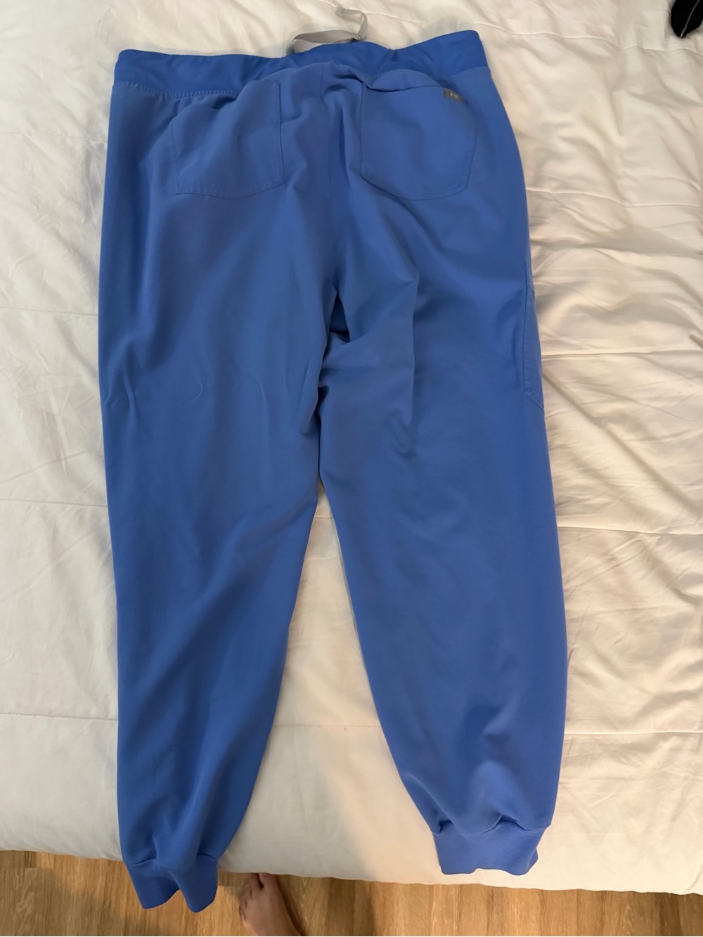 FIGS Women's Zamora High Waisted Jogger Scrub Pants - Ceil Blue - Picture 2 of 3